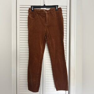 Pilcro and the Letterpress Rust Corduroy Pants